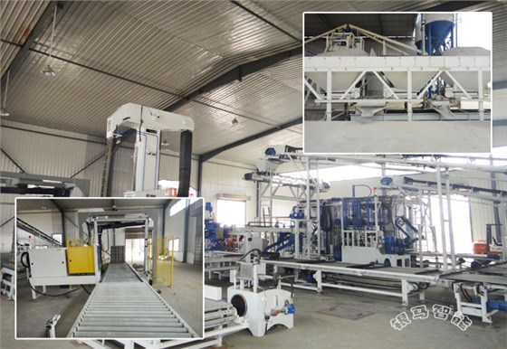 全自動免燒磚機生產線