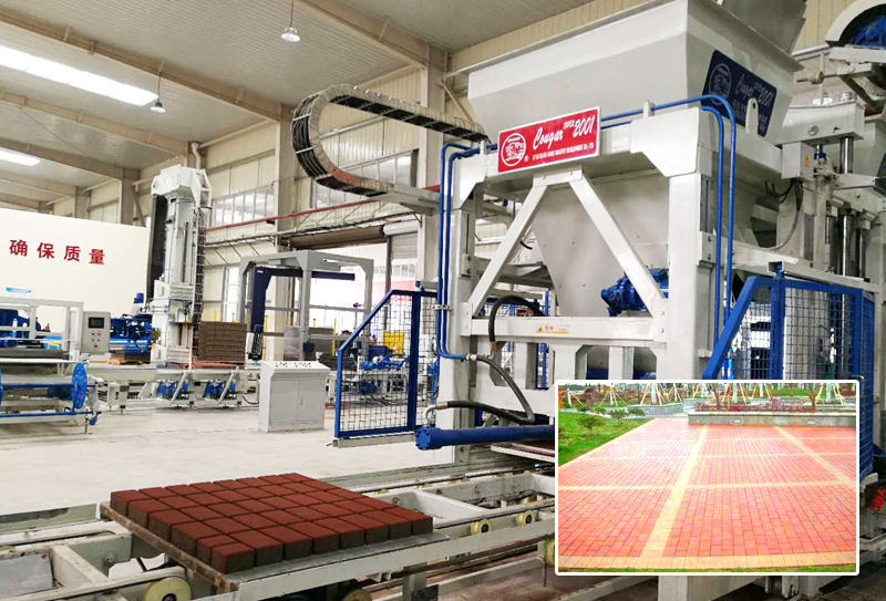 廣場(chǎng)磚制磚機(jī)是建材行業(yè)持續(xù)發(fā)展的有效途徑